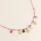 Collier cordon avec pampilles et pierres naturelles Bohm Paris